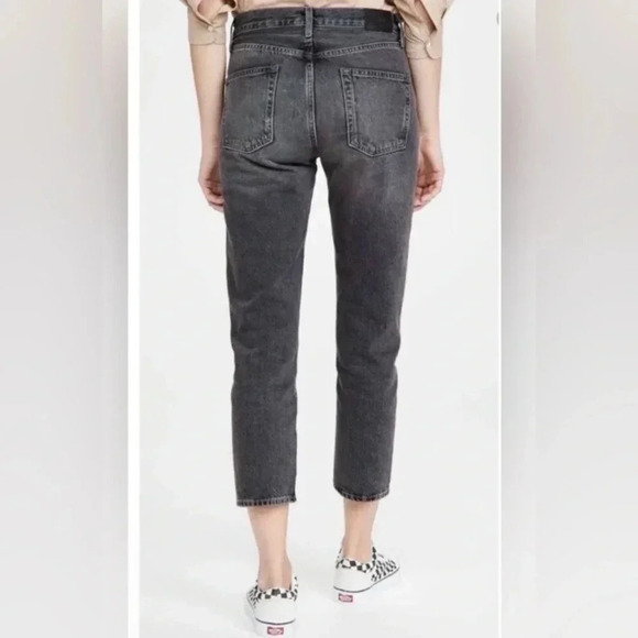 NWT Anthropology Edwin Hana Crop Denim Jeans Rapture Size 26 Straight Leg - Picture 3 of 8